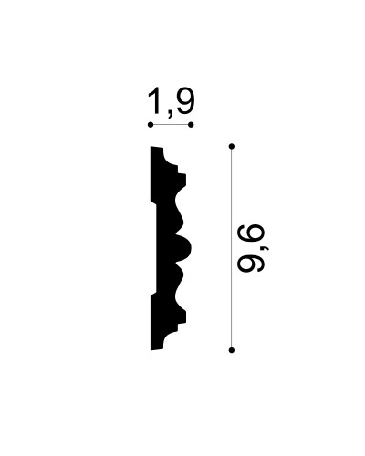 Profile Decorative Gaudi Decor GDD-1.51.310. Conține culorile: