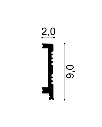 Profile Decorative Gaudi Decor GDD-6.53.705. Conține culorile: