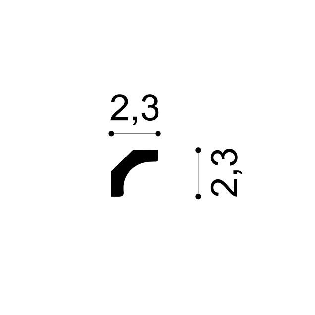 Profile Decorative Gaudi Decor GDD-1.50.154f. Conține culorile: