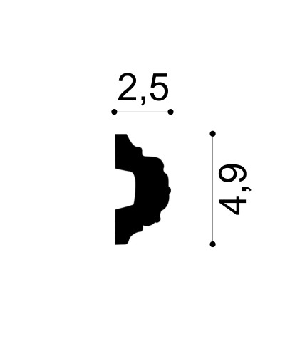Profile Decorative Gaudi Decor GDD-1.51.348f. Conține culorile: