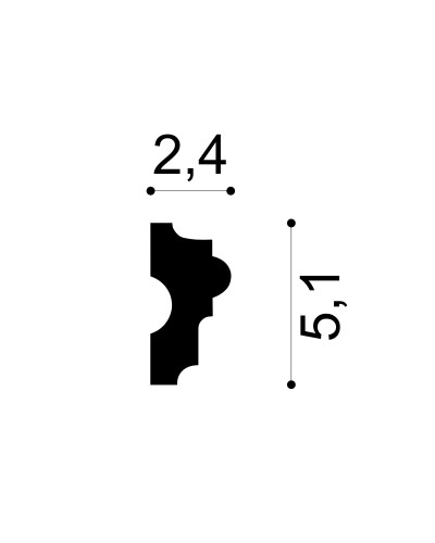 Profile Decorative Gaudi Decor GDD-1.51.304. Conține culorile: