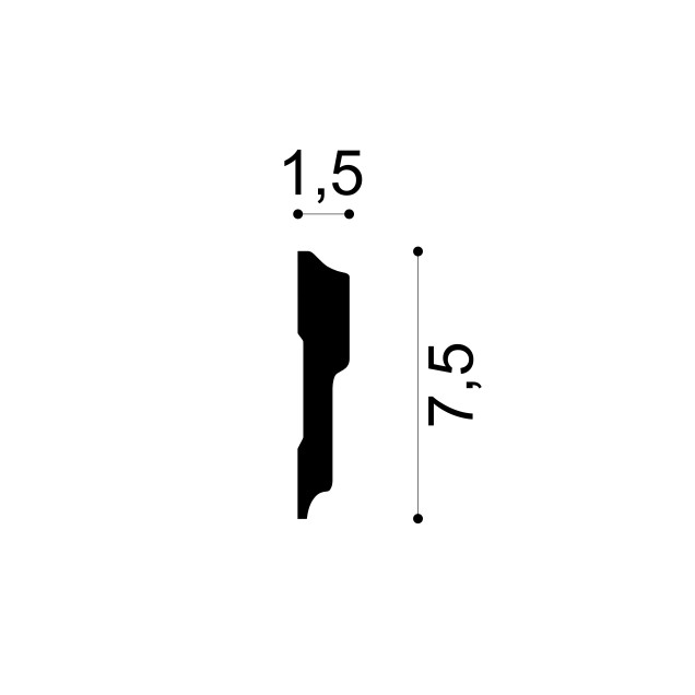 Profile Decorative Gaudi Decor GDD-1.51.342. Conține culorile: