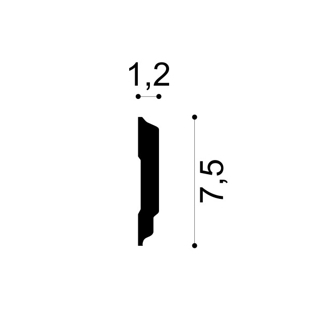Profile Decorative Gaudi Decor GDD-1.51.343f. Conține culorile: