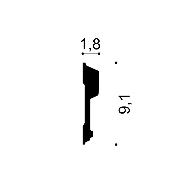 Profile Decorative Gaudi Decor GDD-1.51.344f. Conține culorile: