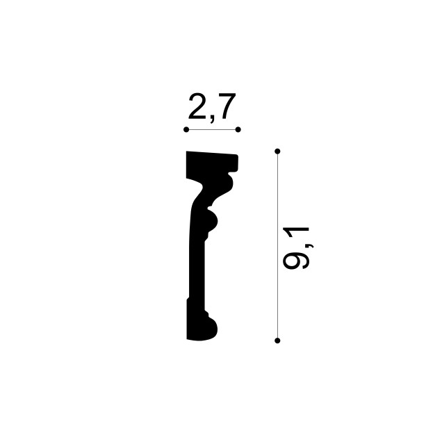 Profile Decorative Gaudi Decor GDD-1.51.347f. Conține culorile: