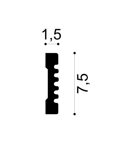Profile Decorative Gaudi Decor GDD-1.51.370. Conține culorile: