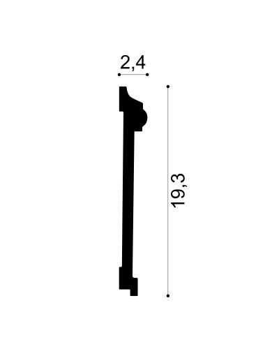 Profile Decorative Gaudi Decor GDD-1.51.381. Conține culorile:
