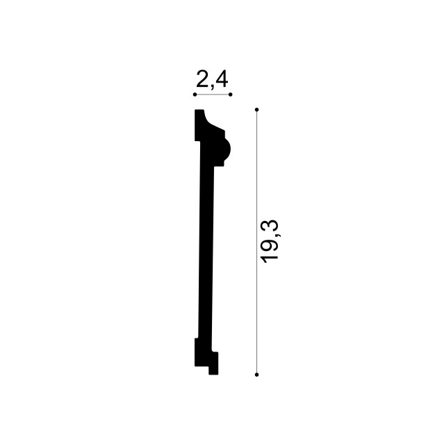 Profile Decorative Gaudi Decor GDD-1.51.381. Conține culorile: