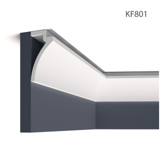 Profile Decorative Manavi MNV-KF801 - 12x6x200. Conține culorile: