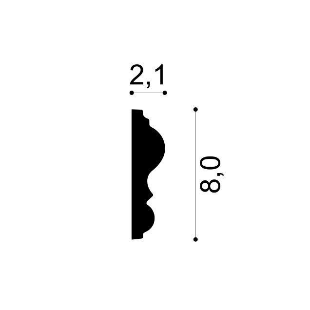 Profile Decorative Mardom Decor MRD-MD338F. Conține culorile: