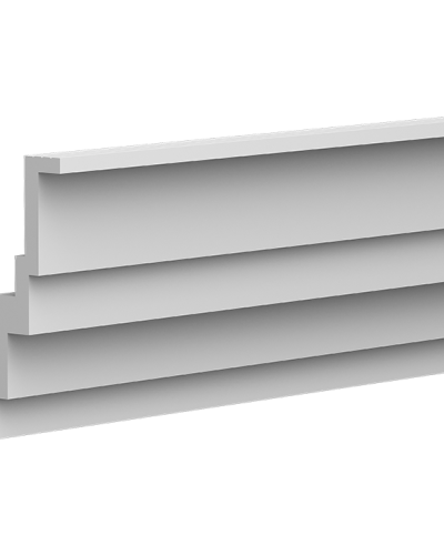 Cornișă decorativă tavan, 11 x 4.5 x 200 cm