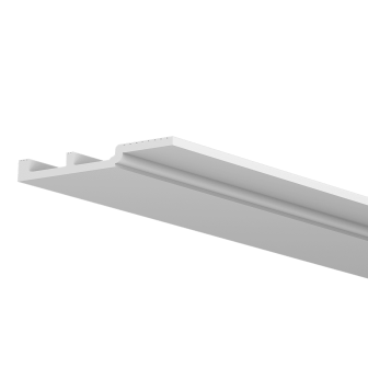 Cornișă decorativă pentru tavan, dimensiuni 2.5 x 22 x 200 cm