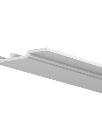 Cornișă decorativă pentru tavan, dimensiuni 2.5 x 22 x 200 cm