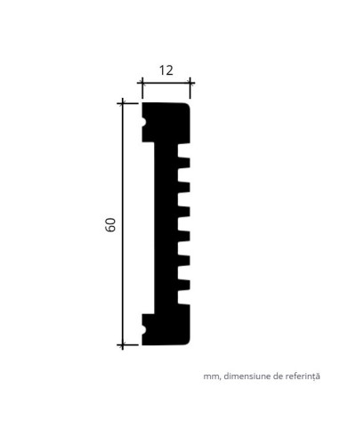 Brau decorativ subtire pentru pereti