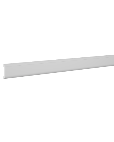 Brau decorativ alb, dimensiuni 5.9 x 1.5 x 200 cm