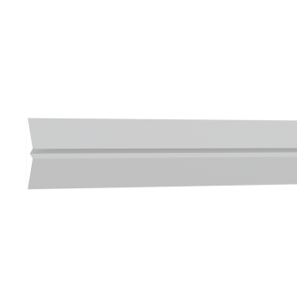 Brau decorativ alb, dimensiuni 5 x 0.8 x 200 cm