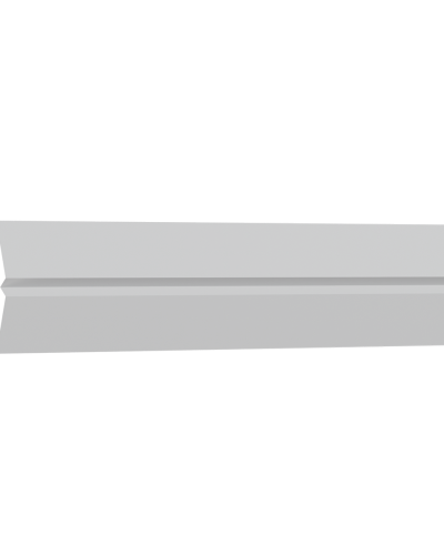 Brau decorativ alb, dimensiuni 5 x 0.8 x 200 cm
