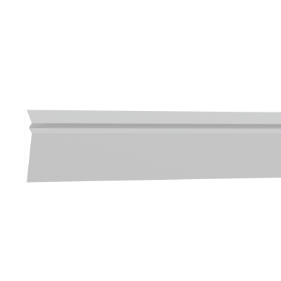 Brau decorativ alb, profil decorativ