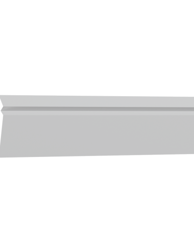 Brau decorativ alb, profil decorativ