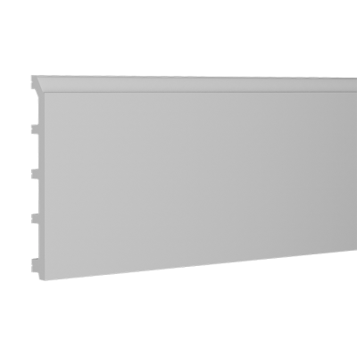 Plinta decorativa alba, dimensiuni 18.5 x 1.5 x 200 cm
