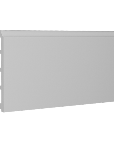 Plinta decorativa alba, dimensiuni 18.5 x 1.5 x 200 cm