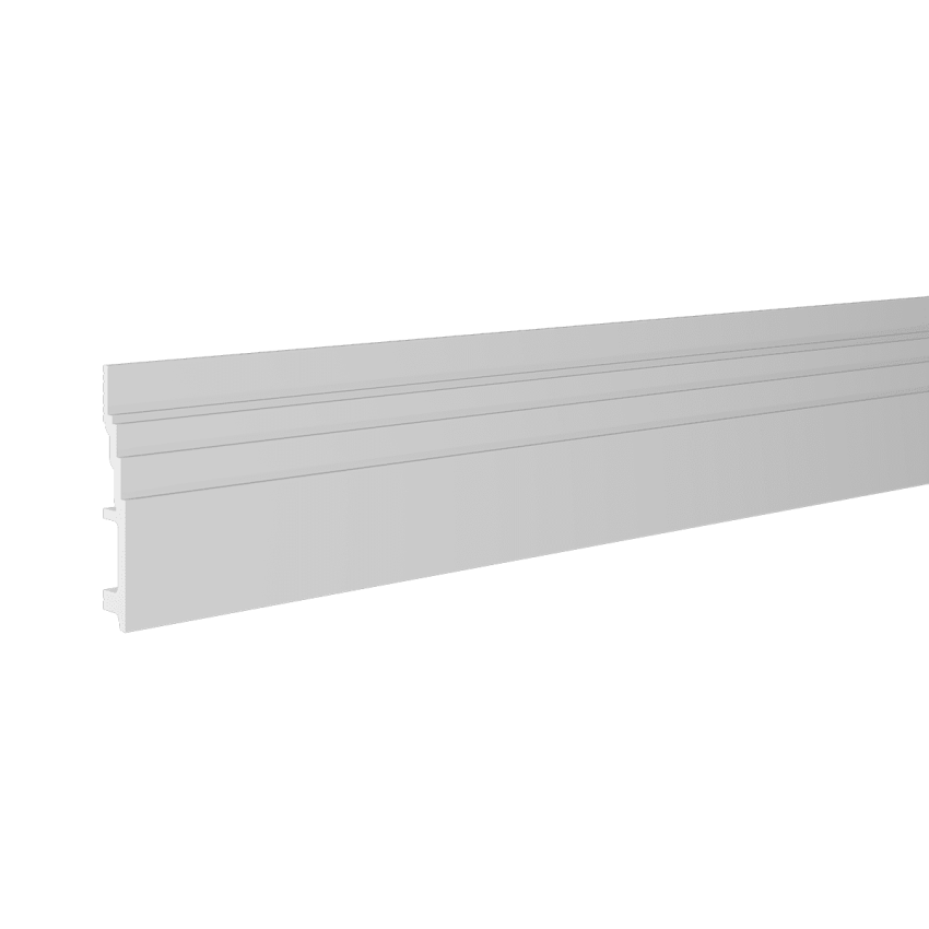 Plinta decorativa alba