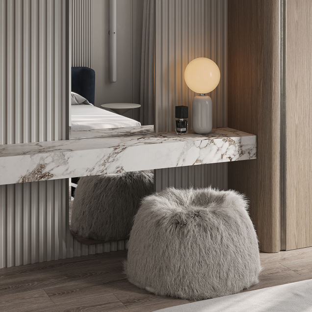 Panou decorativ riflat 3D