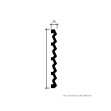 Panou decorativ 6.59.803-280, Dimensiuni: 2.5 x 24 x 280 cm, Gaudi Decor