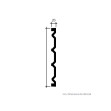 Panou decorativ 6.59.806, Dimensiuni: 2 x 24 x 200 cm, Gaudi Decor