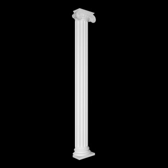 Semicoloană decorativă în stil ionic