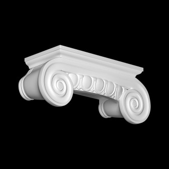 Capitel semicoloana 4.15.202, Dimensiuni: 27 x 24.1 x 63.5 cm, Gaudi Decor