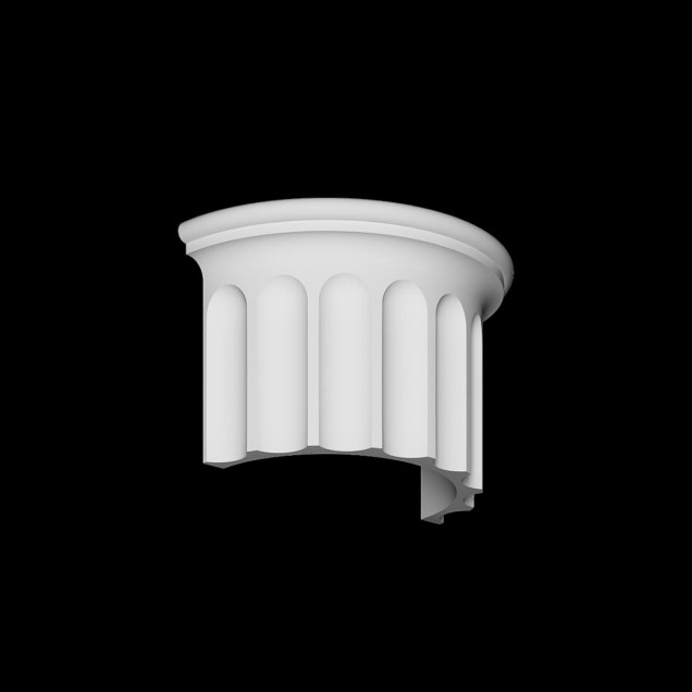 Semicoloană decorativă în stil ionic