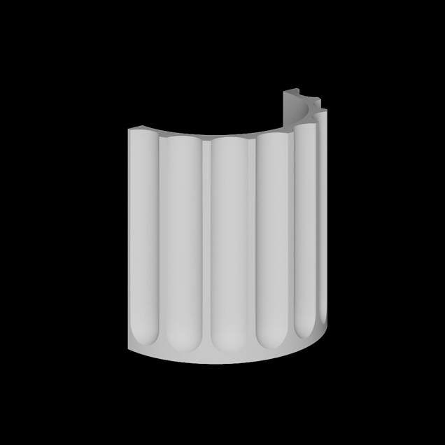 Semicoloană decorativă în stil ionic