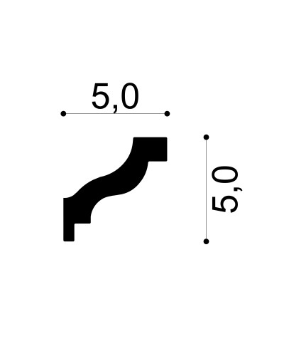 Profile Decorative Gaudi Decor GDD-6.50.103. Conține culorile: