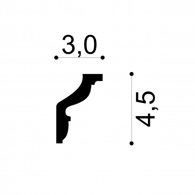 Profile Decorative Gaudi Decor GDD-6.50.171. Conține culorile: