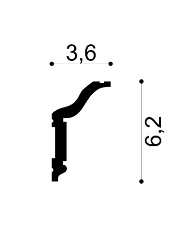 Profile Decorative Gaudi Decor GDD-6.50.174. Conține culorile: