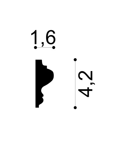 Profile Decorative Gaudi Decor GDD-1.51.301. Conține culorile: