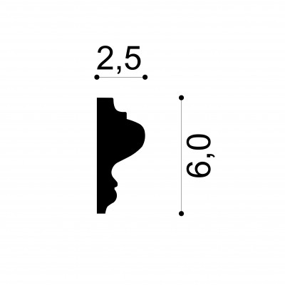 Profile Decorative Gaudi Decor GDD-1.51.302. Conține culorile: