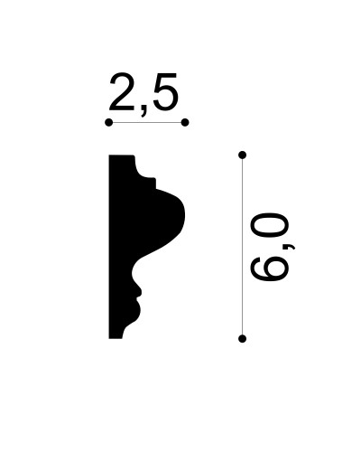 Profile Decorative Gaudi Decor GDD-1.51.302. Conține culorile: