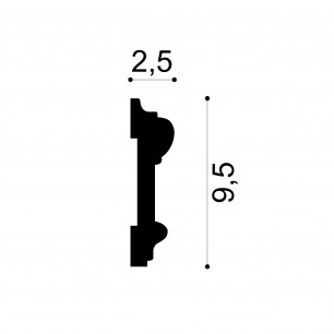 Profile Decorative Gaudi Decor GDD-6.51.307. Conține culorile: