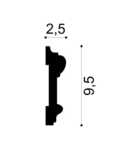 Profile Decorative Gaudi Decor GDD-6.51.307. Conține culorile: