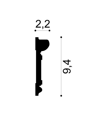 Profile Decorative Gaudi Decor GDD-6.51.345. Conține culorile: