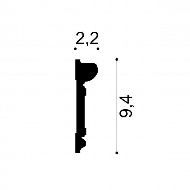 Profile Decorative Gaudi Decor GDD-6.51.345. Conține culorile: