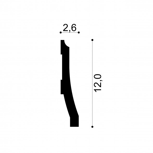 Profile Decorative Gaudi Decor GDD-1.53.104. Conține culorile: