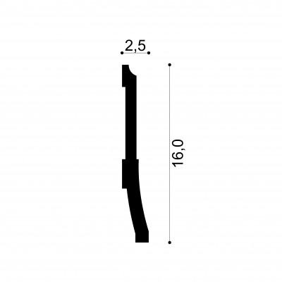 Profile Decorative Gaudi Decor GDD-6.53.105. Conține culorile: