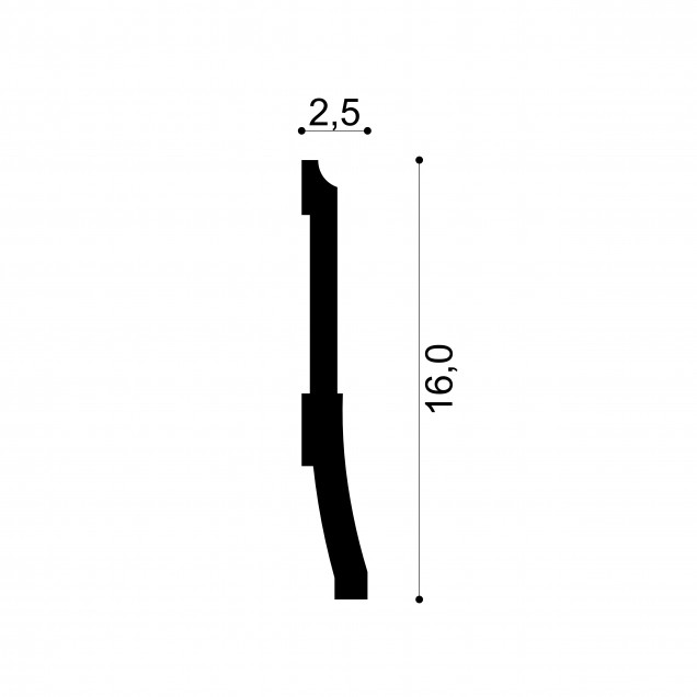 Profile Decorative Gaudi Decor GDD-6.53.105. Conține culorile: