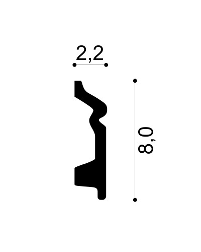 Profile Decorative Gaudi Decor GDD-6.53.107. Conține culorile: