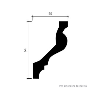 Profile Decorative Gaudi Decor GDD-1.50.100. Conține culorile: