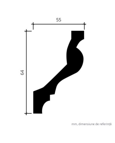 Profile Decorative Gaudi Decor GDD-1.50.100. Conține culorile: