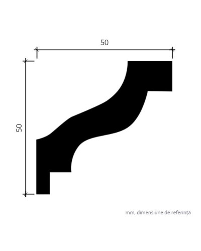 Profile Decorative Gaudi Decor GDD-1.50.103. Conține culorile: